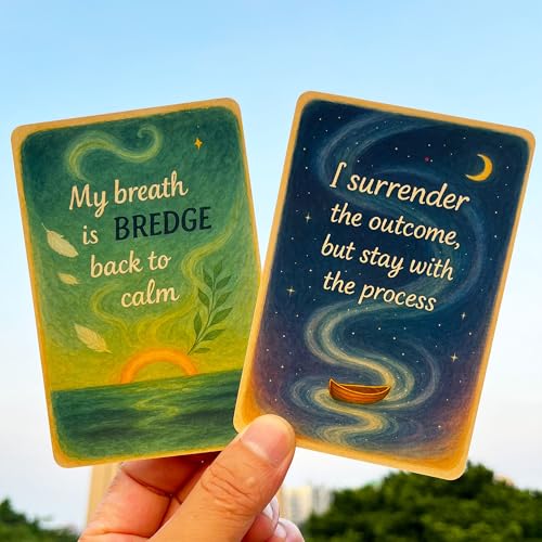 Healing Oracle Cards for Beginners, 50 Affirmations for Soothing Fear, Trusting The Unknown, Receiving Support and Becoming The Light, Self-Care Deck for Mindfulness, Meditation & Spiritual Growth - image 6