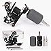 Tattoo Coil Machine 10 Wraps Coils Black Tattoo Machine Selflock Tattoo Grip 25mm Silicone Grips Cover 28mm Tattooing Tips 5F 5R Tattoo Kit for Liner Shader 2 Styles (Shader Kit) for Starter Tattooist
