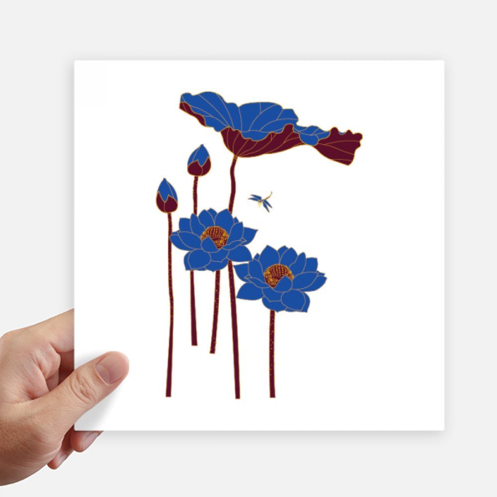 Fleur de lotus autocollant moto et ordinateur pour customiser vos objets 20cm DIYthinker