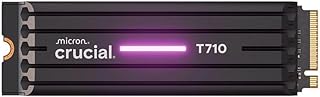 Crucial T710 with Heatsink 1TB PCIe Gen5 NVMe M.2 2280 SSD