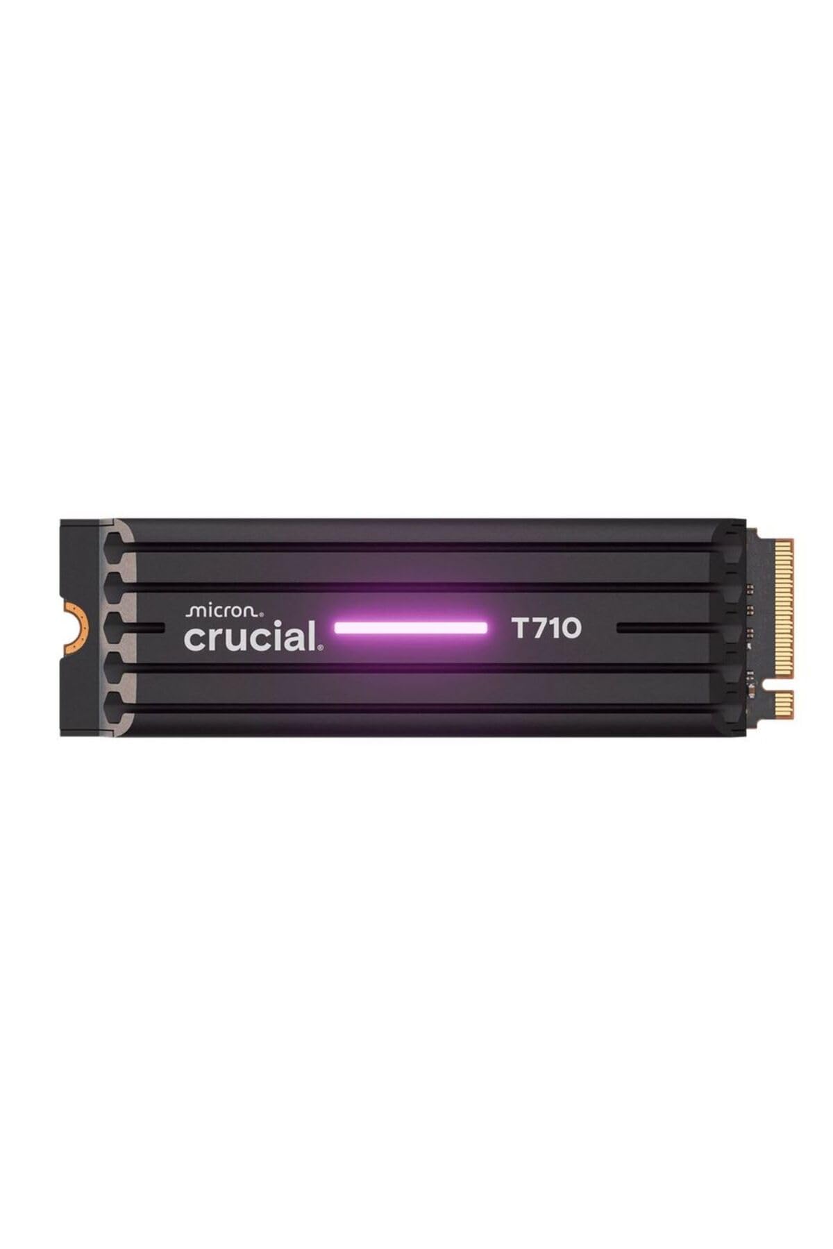 Crucial T710 with Heatsink 1TB PCIe Gen5 NVMe M.2 2280 SSD