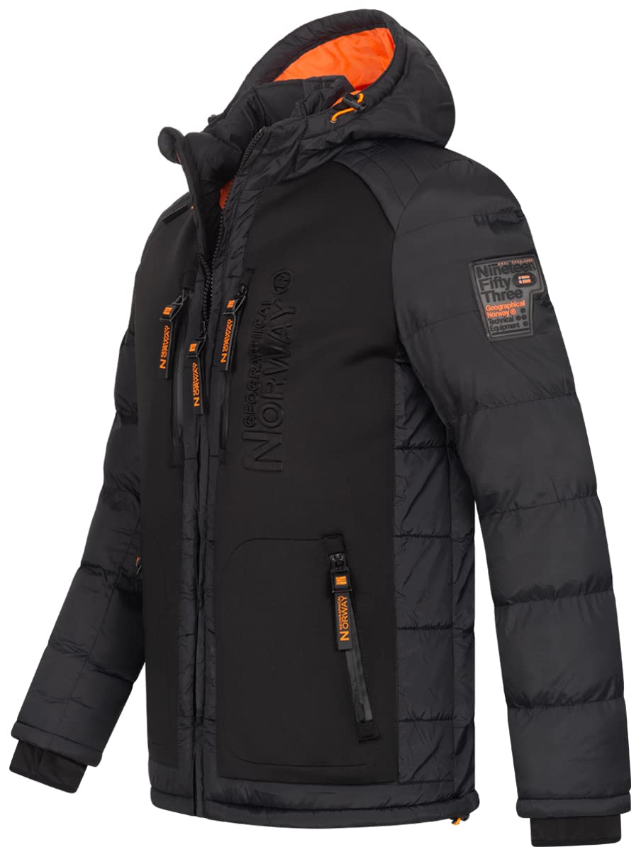 Geographical Norway Winter Jacke Parka Steppjacke Kapuzenjacke Outdoorjacke Warm gesteppt