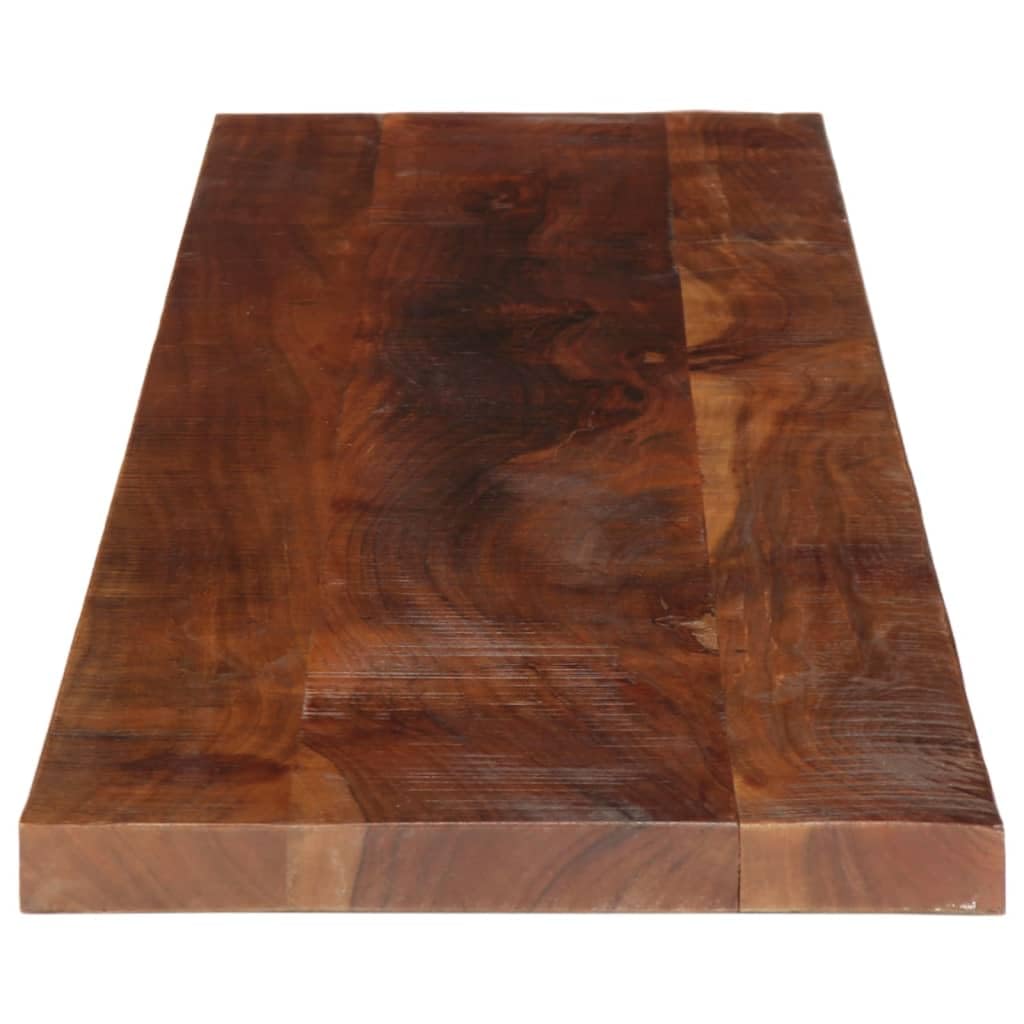 vidaXL Tischplatte, Holzplatte Rechteckig, Massivholzplatte für Tisch Esstisch Couchtisch, Ersatztischplatte, 160x20x2,5cm Altholz Massiv