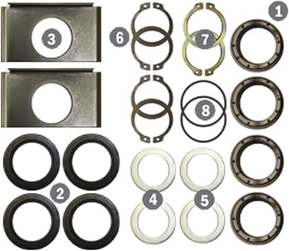 MP MASS PARTS HEAVY TRUCK & TRACTOR E-9080 Camshaft Repair Kit Meritor 16-1/2" "Q" Serie Drive Axle Replacement NEW