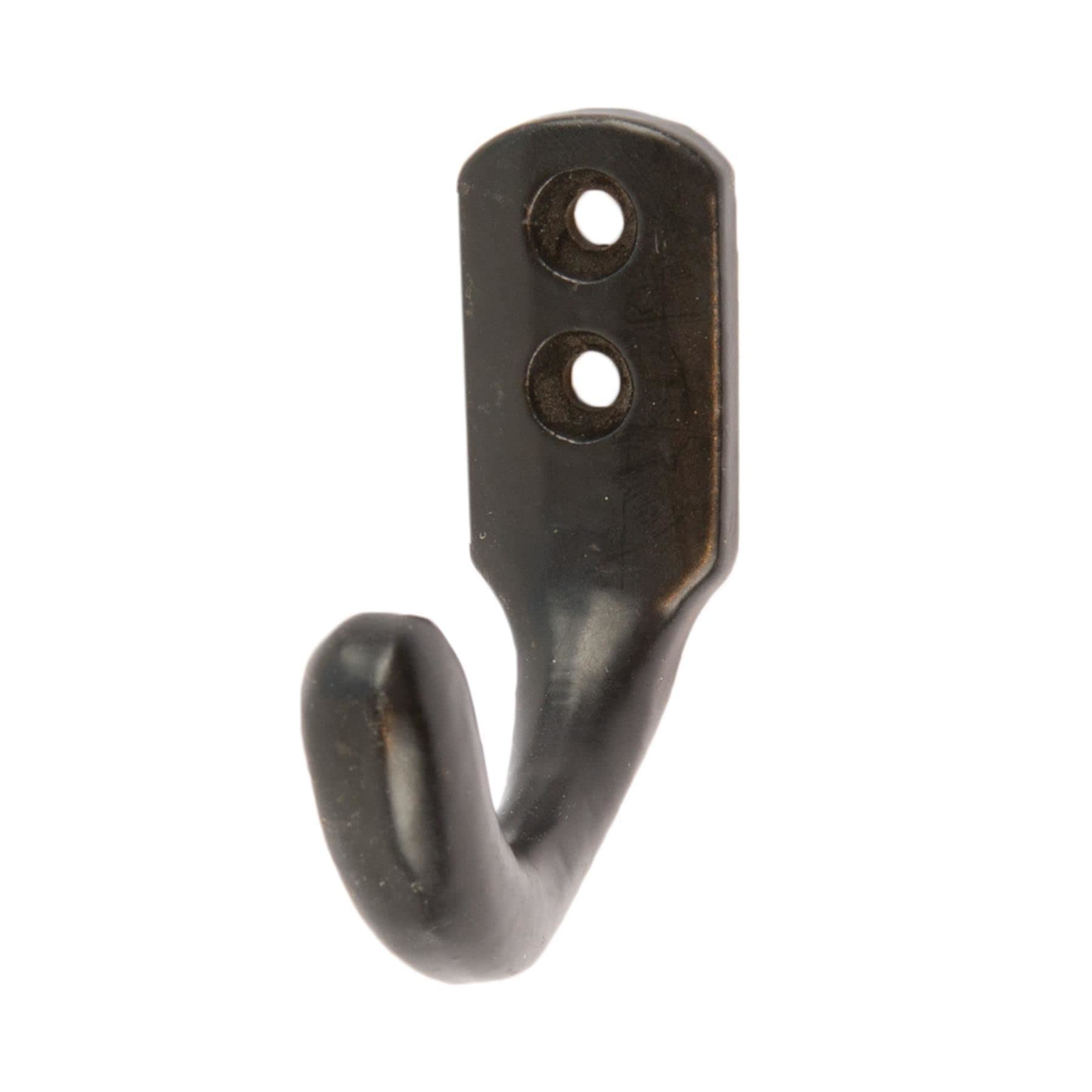 Hammer and Tongs Nail-in Hook - W20mm x H55mm - Black