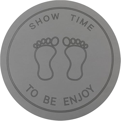 Miniatura 1 de Generic Alfombrilla de cuerda para saltar para interiores, equipo de absorción de golpes gris de 23.6 pulgadas, tapete de cuerda de saltar para