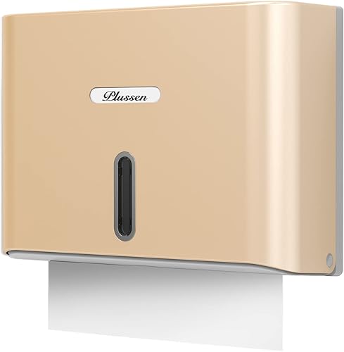 Miniatura 16 de Dispensador de toallas de papel para montaje en pared, adhesivo sin perforación, multipliegue, triple pliegue C, dispensador comercial de toallas