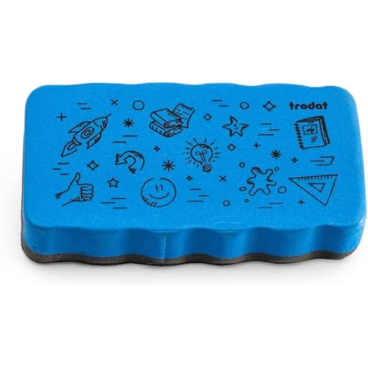 Trodat Classmates Magnetic Whiteboard Duster - Blue