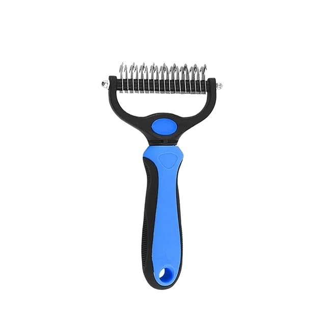 1 cepillo autolimpiante for quitar el pelo de mascotas.(Blue L)