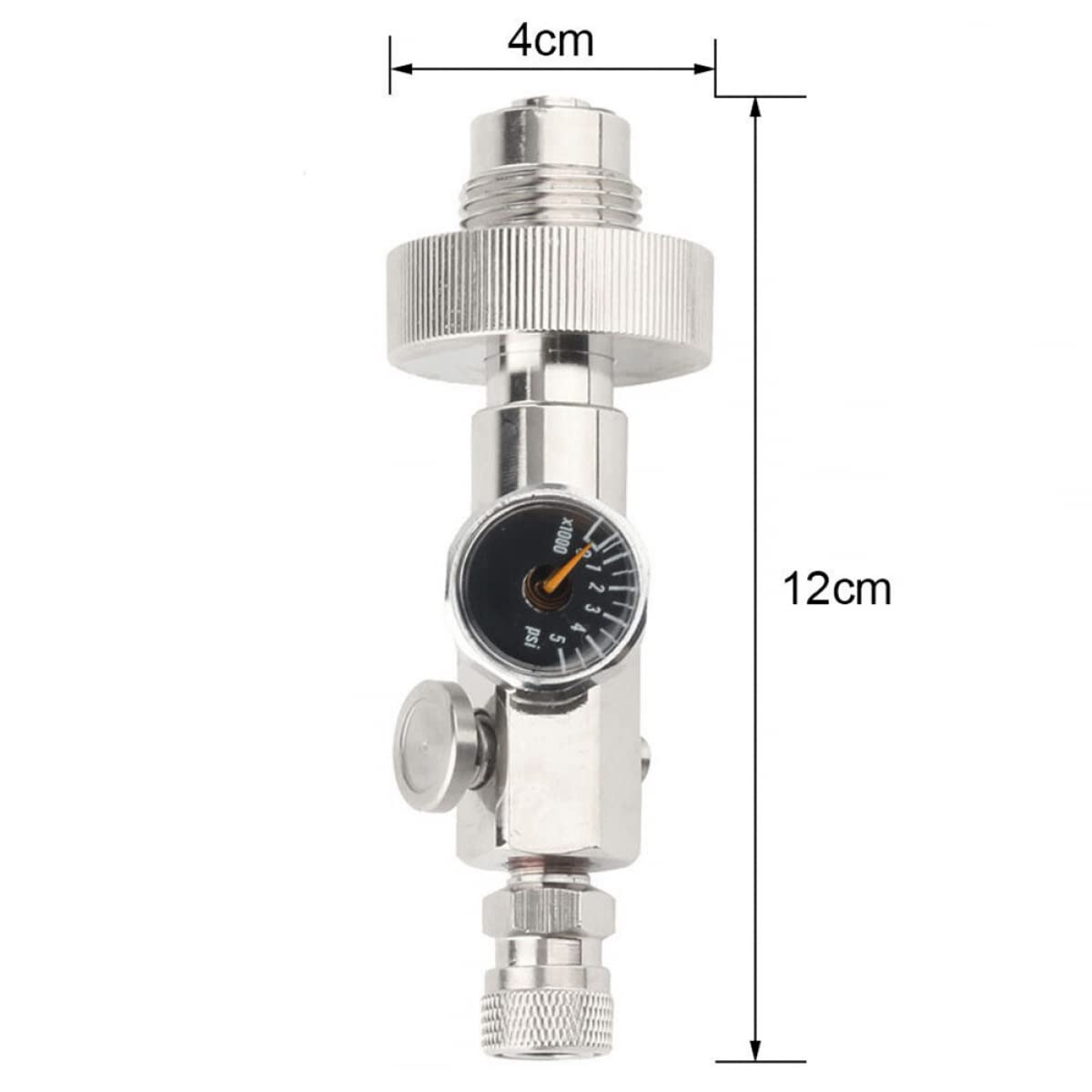 RANRAO HPA Adaptateur de charge pour station de remplissage, 4500 psi 300 bar G5/8 HPA haute pression Air Scuba DIN station-service adaptateur valve de charge, pour le remplissage d'air PCP sur
