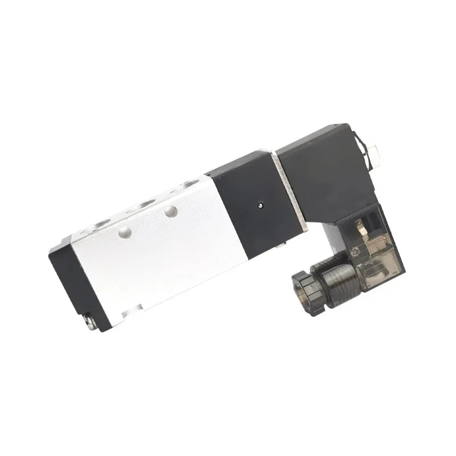 4V110-06 Luft, 2-Positionen, 5-Wege-Magnetventil, elektronisch, pneumatisch, mit pneumatischem Anschluss, Magnetventil, DC 12 V, DC 24 V, AC 220 V, AC 110 V, AC 36 V (mit 8 mm Armaturen, AC 220 V)