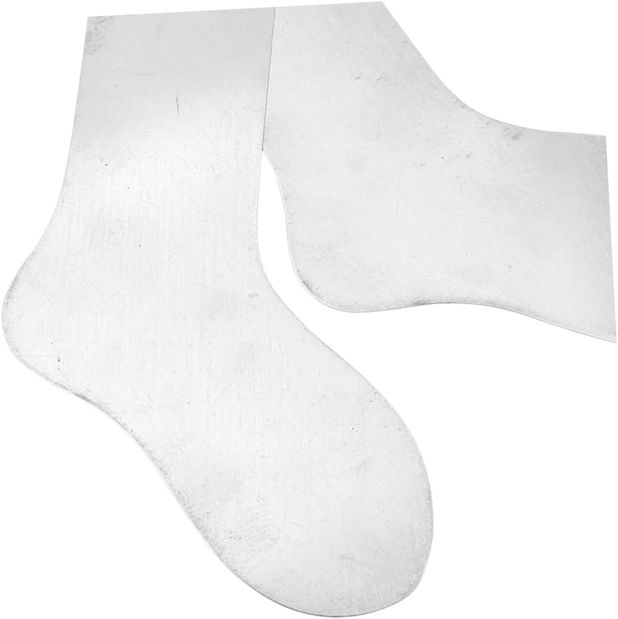 jojofuny 4pcs Metal Sock Jigs for DIY Dye Sublimation Printing Versatile Sock Shaping Boards for Athletic Stocking Durable Aluminum Design for Efficient Crafting