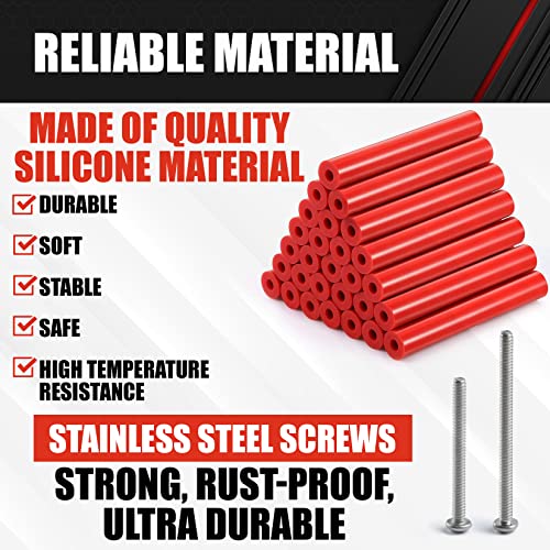 Outlet Spacers - Electrical Outlet Box Extender Kit By Spacerr - Electrical Switch And Receptacle Spacers 50 Pack (14 Tubes And 36 Screws) #TOP1