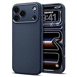 Spigen Liquid Air Phone Case Compatible with iPhone 17 Pro [Military-Grade Drop Protection] - Navy Blue