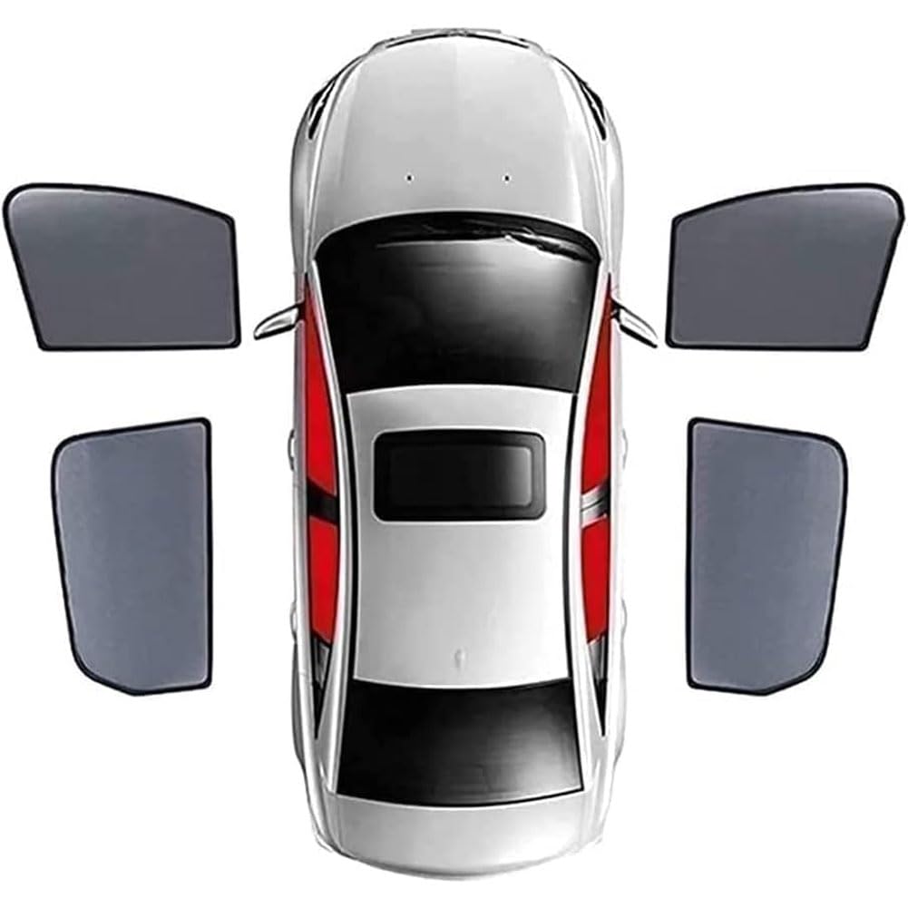 LAFENI Car Side Window Sun Shade for Suzuki Swift Dzire Splash Baleno Liana Ertiga, Magnetic Curtain Visor Shield UV Protection Front Rear Windows Sunshade Accessories,D/4 Window Doors