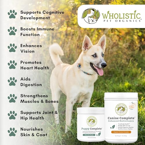 image for Wholistic Pet Organics Canine Complete Multivitamin for Dogs - 1 Lb - 