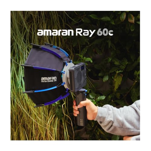 Image of amaran Ray 60c 60W RGB Full-Color Point-Source COB LED Video Light