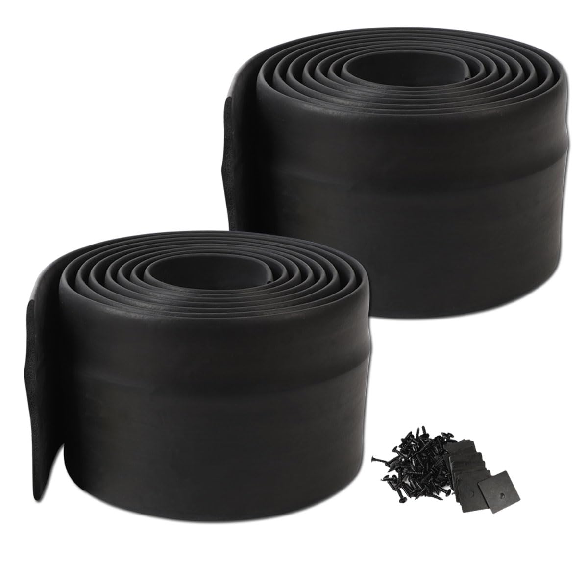 Photo 1 of XmuxHai 5.2IN*5.74FT*4PCS Rubber Fender Extension Flexible Rubber Wheel Arch for SUV and Truck Fender Flare Edge Trim Mud Flaps Mudguards