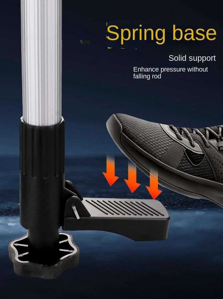 Professional Laser Level Telescopic Rod, One-Touch Locking with Spring Anti-Fall Base, 320/400cm Height, 60KG Load, 35mm Aluminum Tube for Ceiling Tile Construction (400cm/157.5in)