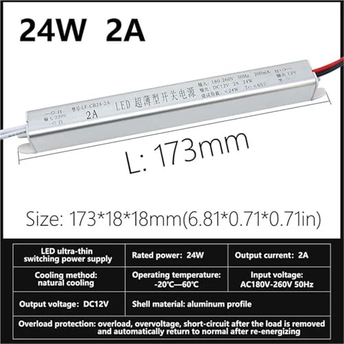 Transformateur éclairage AC220V DC12V pilote pour ruban LED cuisine - 2