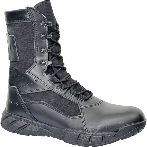 LAHORS Lightweight Man Tactical Military Boots Combat Boots Anti-Collision Side Zipper Training Lace...