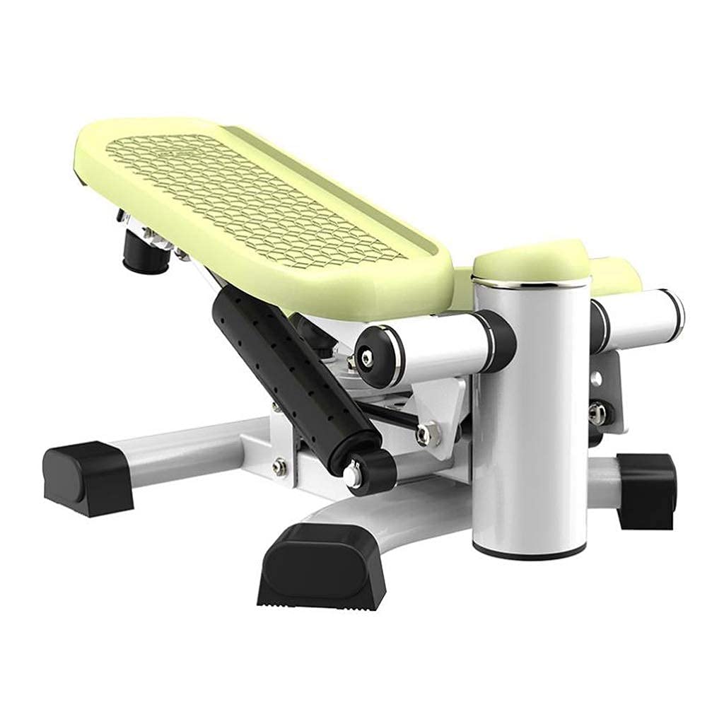 Stepper, Stepper per scale interne, Stepper oscillante portatile con display LCD, adatto per fitness indoor e outdoor, sport (Yellow)