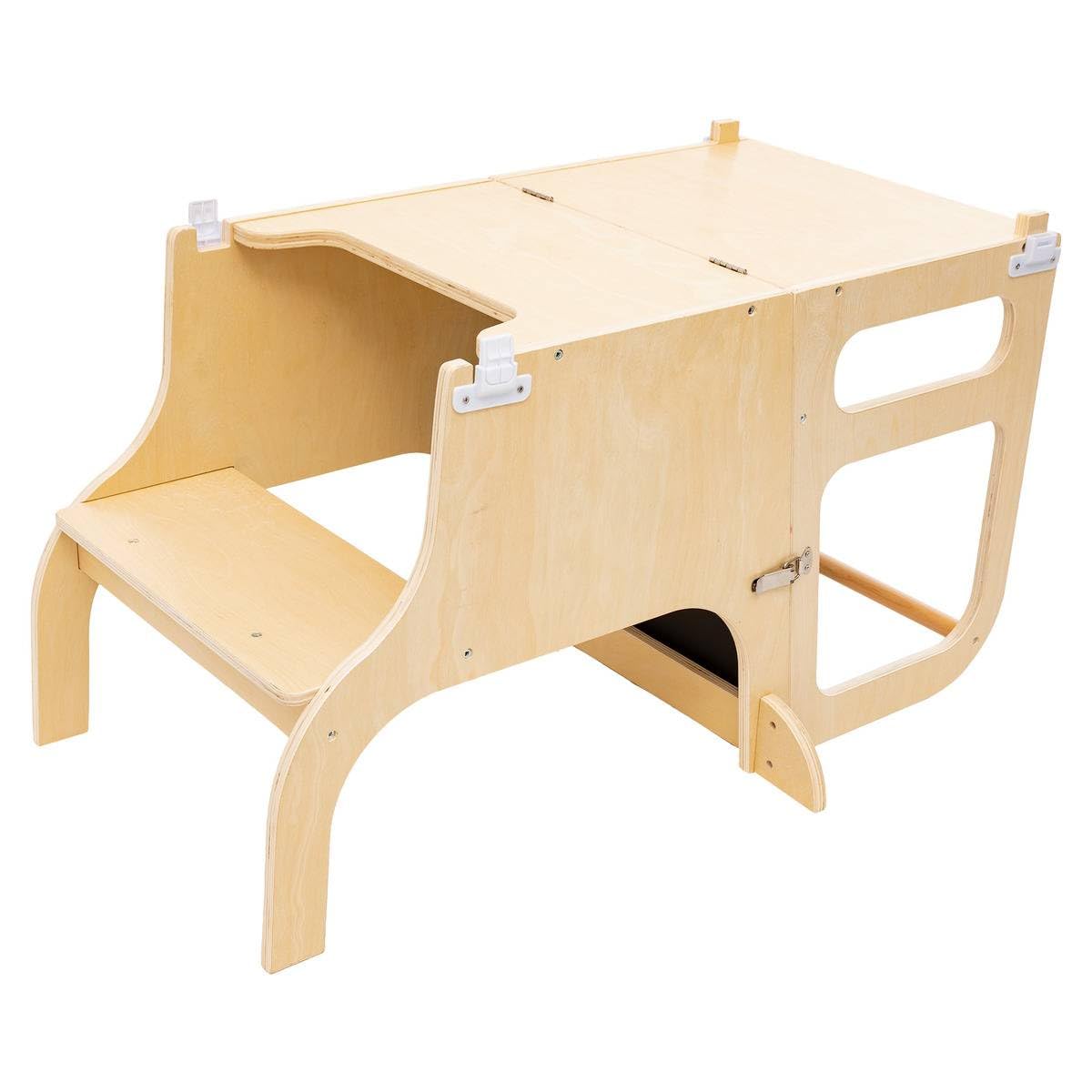 Atmosphera Tour d Observation Enfant Alba 3 en 1 Bois 91cm