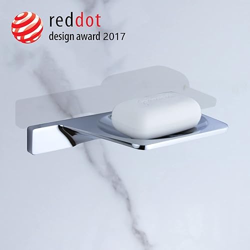 Miniatura 4 de Jabonera – Sensación de pesadez 1.2 libras de latón macizo para baño de baño montado en la pared – Soporte de jabón de ducha de lujo