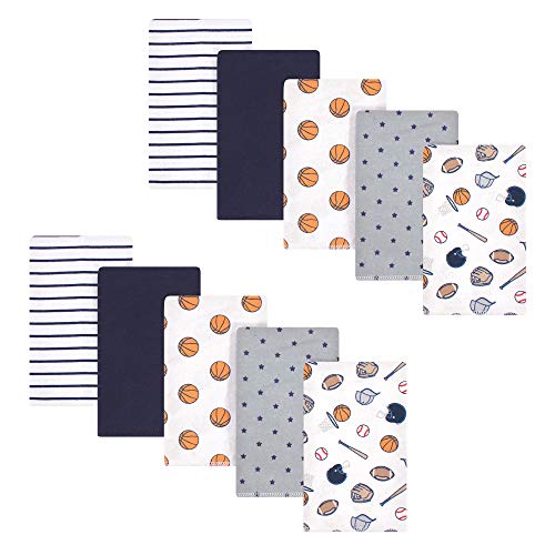 Image of Hudson Baby Baby Flannel Burp Cloths