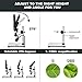 LCD Digital Microscope,1200X 12MP Photo/Video Zoom Coin Magnifier for Adults Soldering Electronics Repair Coins,Metal Stand,Flexible LED Lights,PC View with 7