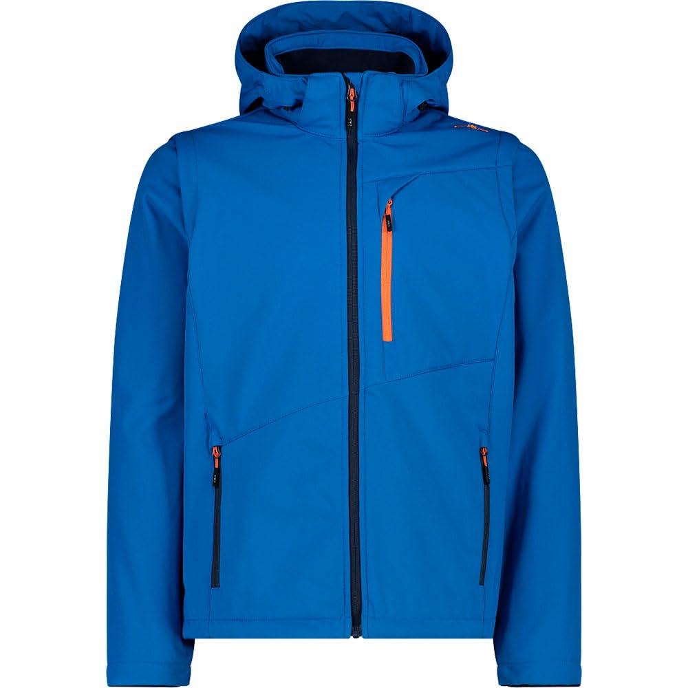 Cmp Hombre Man Jacket Zip Hood Chaqueta Outdoor Azul
