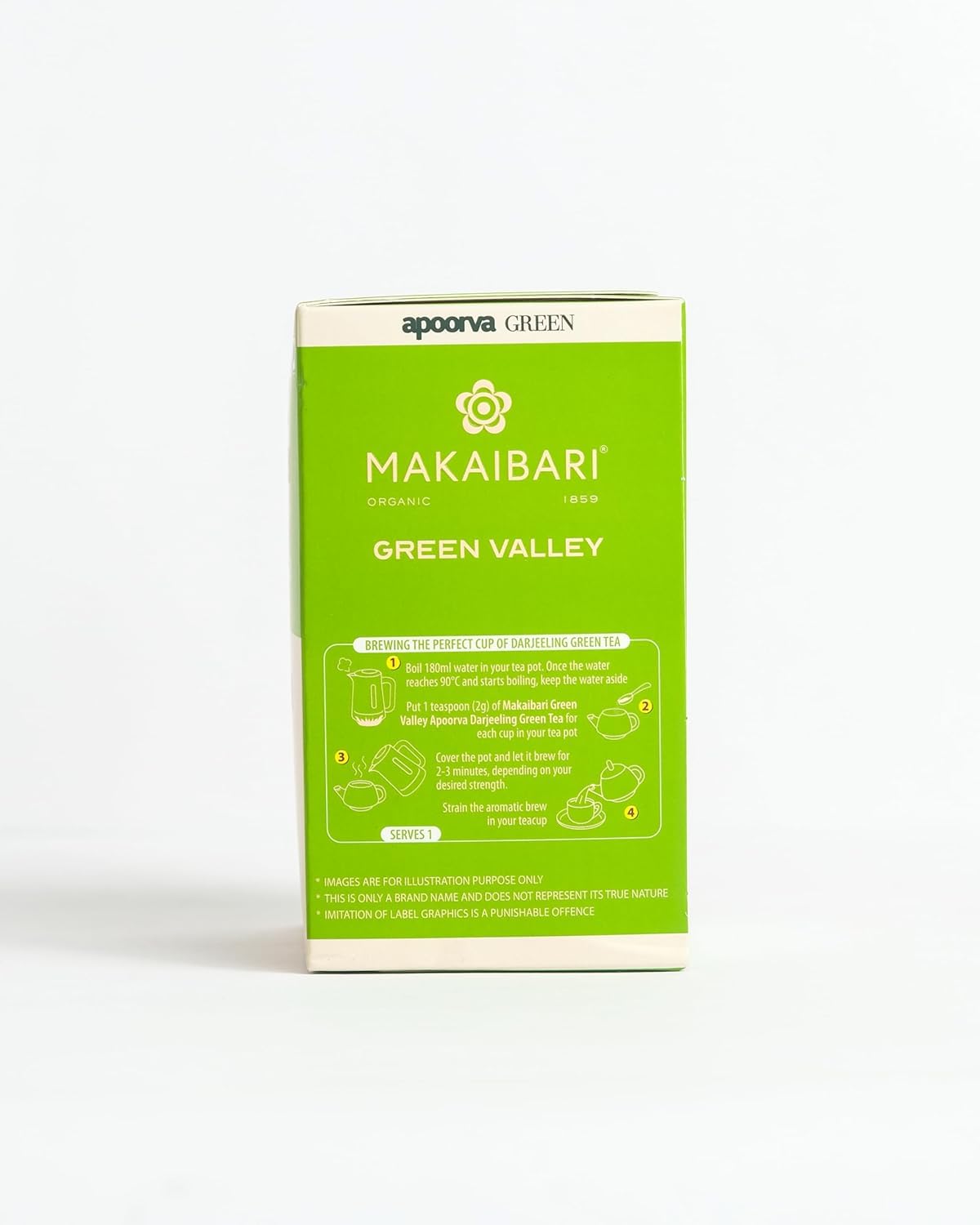 Makaibari Green Valley Apoorva Finest Darjeeling 250 Gm Loose Green Tea | Refreshing and Energizing | Rich in Antioxidants 1