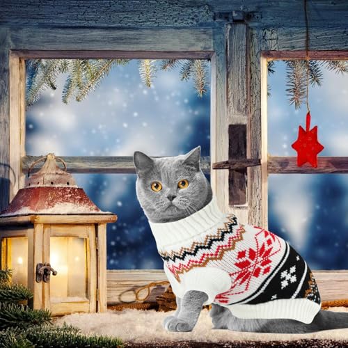 Pull de Noël pour chien et chat Rypet taille L lot de 2 - 7