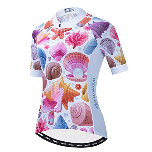 Cycle Jersey Women Triathlon top Women MTB Road Biking Shirt Bicycle Short Sleeve Outfit Cyclcing Clothes L