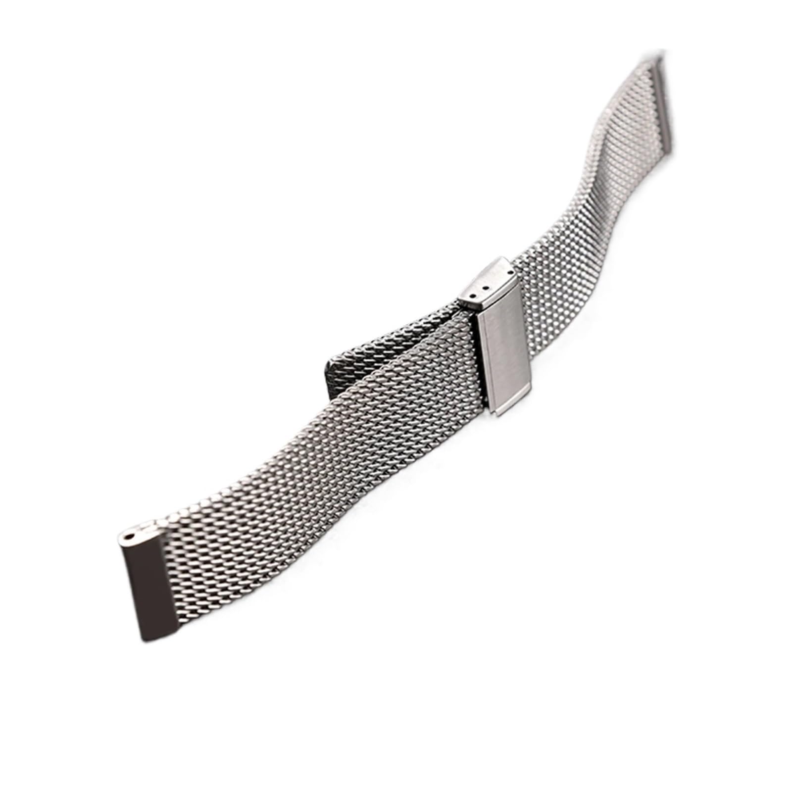 Correa de repuesto de malla de acero inoxidable de liberación rápida de 18 mm, 19 mm, 20 mm, 21 mm, 22 mm