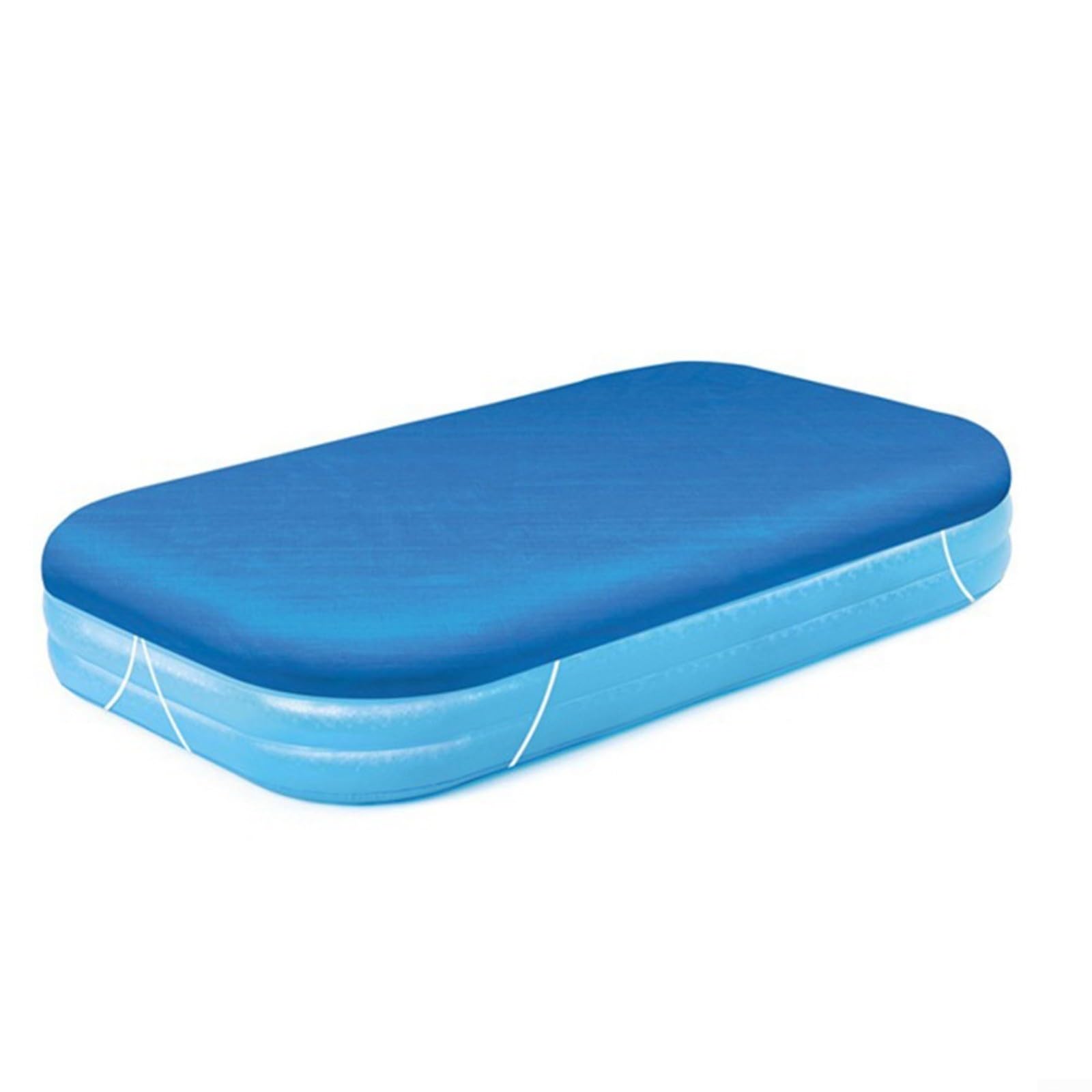 CWOQOCW Rectangle Swimming Pool Cover For Inflatable Family Pools Heavy Duty PE Material With UV Protection Heat Retention Waterproof For Above Ground Pool (305×183cm)