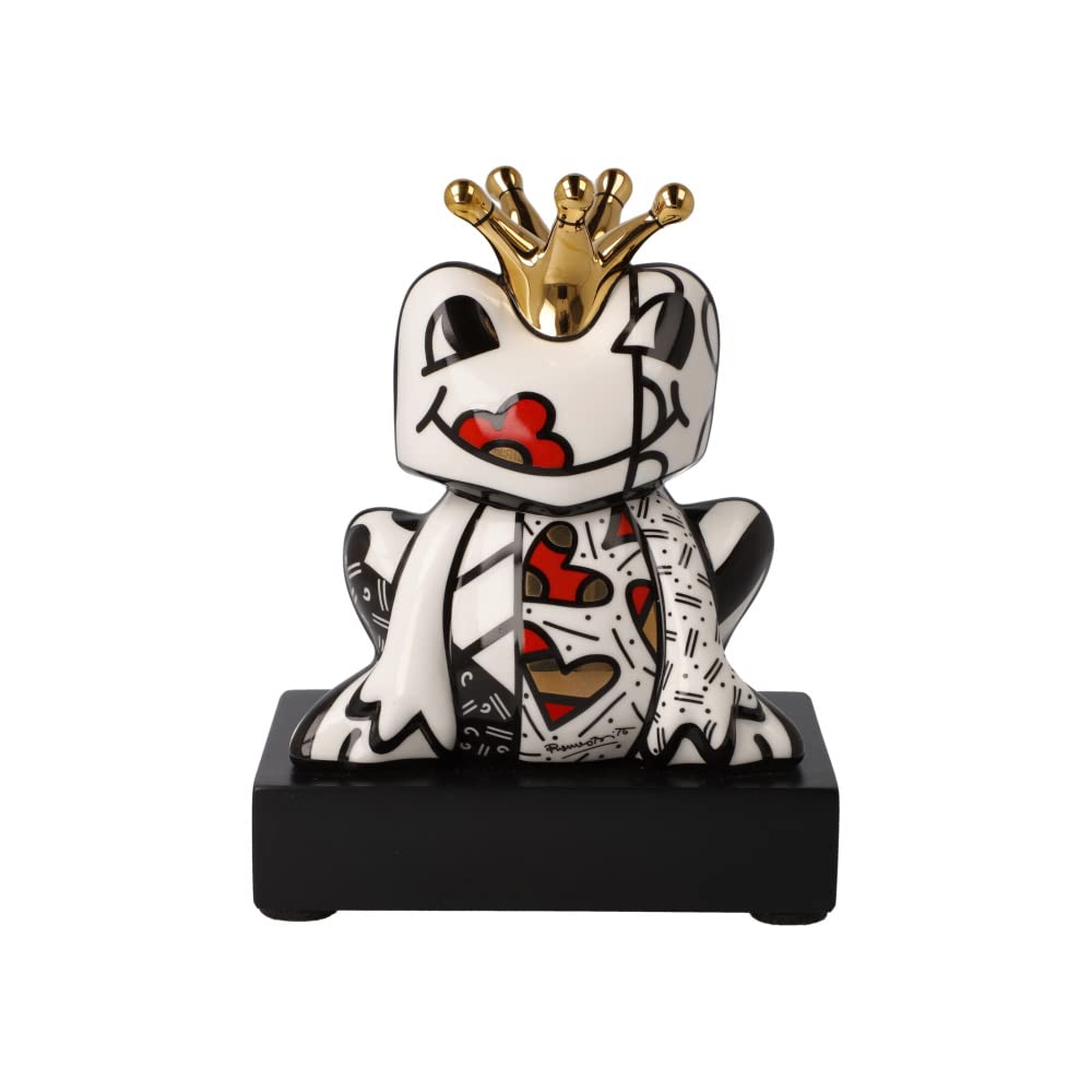 Goebel Black Romero Britto Golden Prince Pop Art Figure