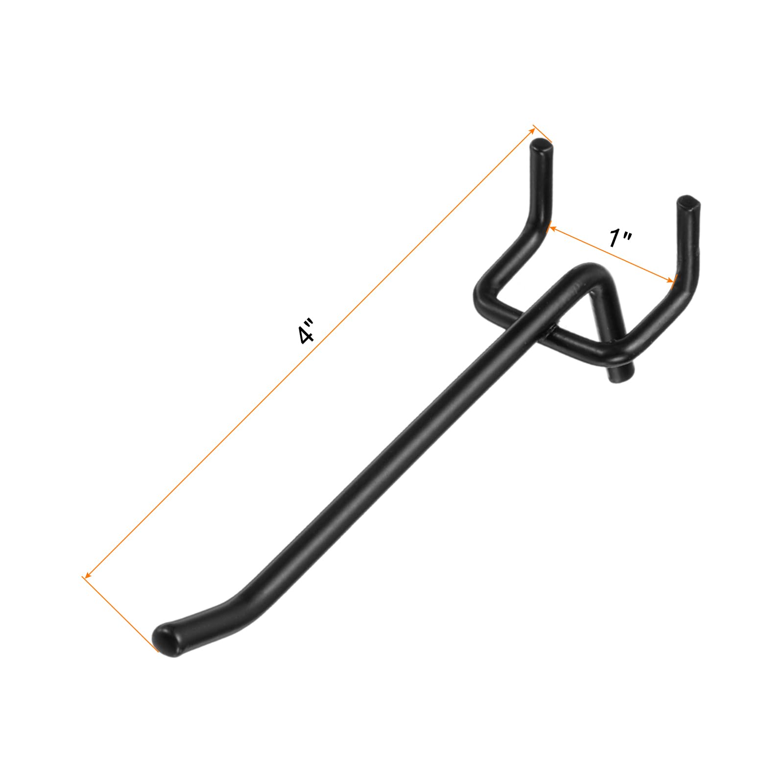 HARFINGTON 25pcs Pegboard Shelving Hooks 6