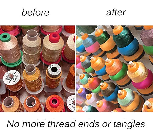 24 Pcs Thread Spool Huggers to Prevent Thread Unwinding and Keep Thread Tails Under Control