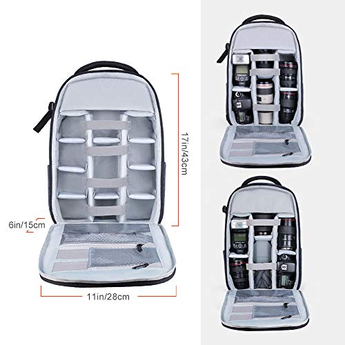 K&F Concept Camera Backpack + 2 In 1 Lens Pouch Bag #TOP2