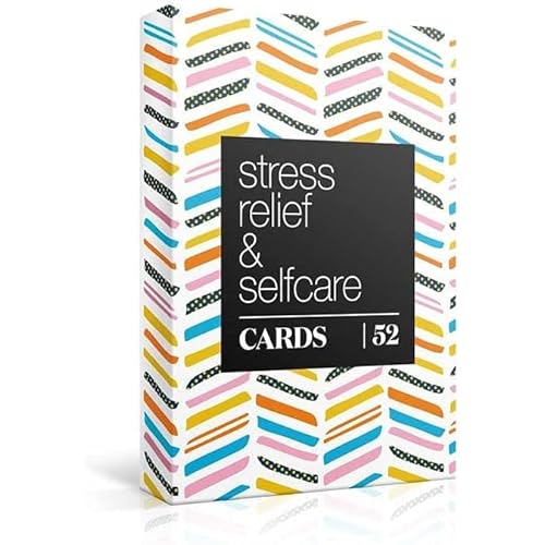 Allura & Arcia 52 Stress Less & Self Care Cards – Mindfulness & Meditation Exercises – Anxiety Relief & Relaxation
