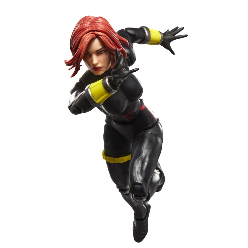 Marvel Legends Series, Black Widow y Quicksilver, Avengers: The Crossing, Figuras coleccionables de 15 cm inspiradas en los cómics