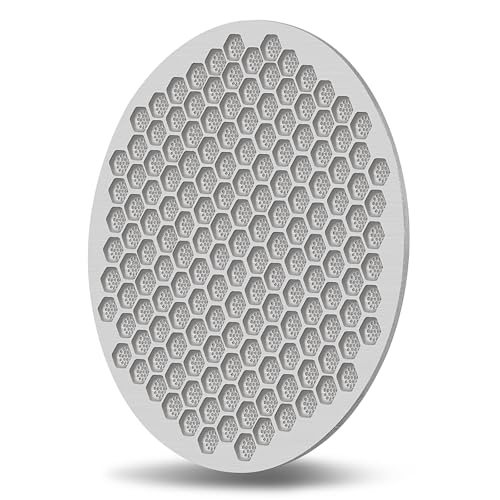 Cheerwe Puck Screen for 51mm Portafilter, Reusable Mesh Coffee Filter for Espresso Portafilter Filter Basket, 1.7mm Thickness 304 Stainless Steel