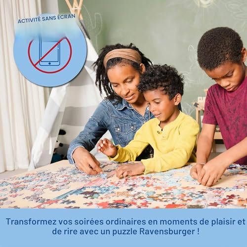 Puzzle 100 pièces : Monstres de Minecraft Ravensburger France - vue 9