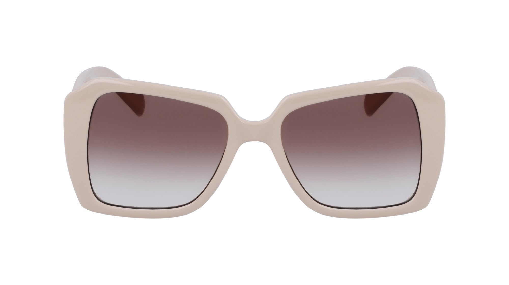 Karl Lagerfeld Women's White Sunglasses, One Size, Injected Frame Sunglasses With Gradient Lenses