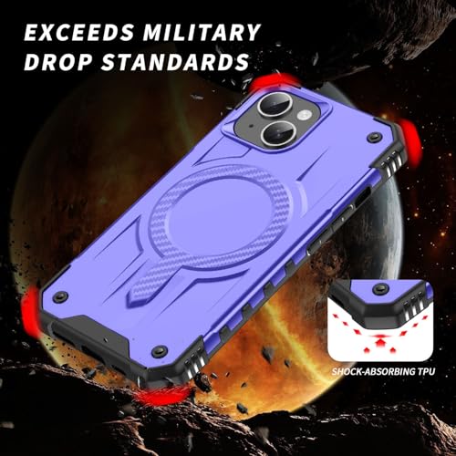 Coque magnétique hybride iPhone 14 étui fin antichoc protection chute - 2