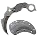 Canku C1699 Fixed Blade Tactical Knives 9. 8 Inch Karambit Claw Knife D2 Blade Steel & G10 Handle , Claw Knife with Kydex Sheath