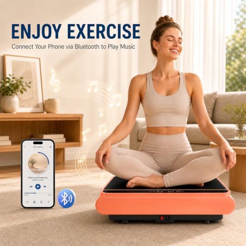 Image of Natini Vibration Plate Exercise Machine - Power Vibrating Plate for Lymphatic Drainage,Whole Body Workout Machine for Women Weight Loss Home Fitness,