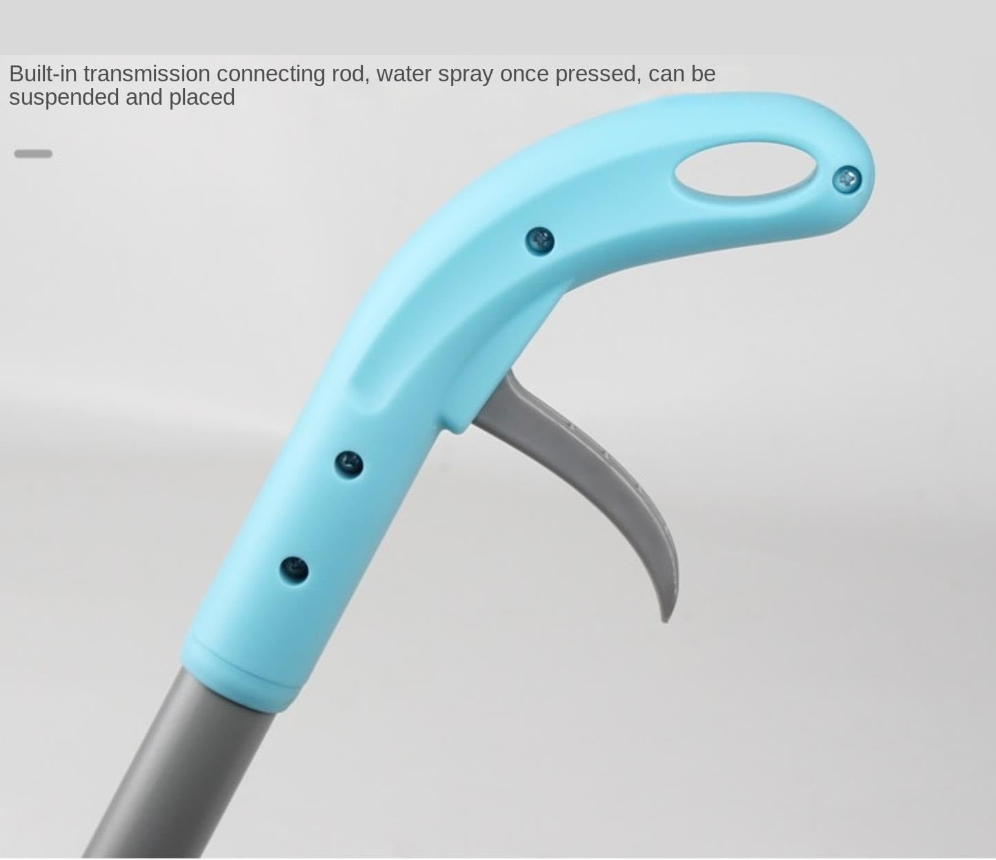 Fregona Fregona Limpiadora De Pisos Multifunción con Rociador Agua, Cabezal Plano, Herramienta Limpieza del Hogar Limpieza Suelo(Blue)