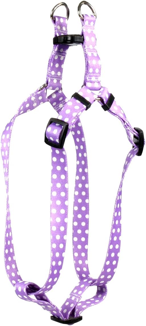 Yellow Dog Design Step-In Harness, Large, Gumballs, Black